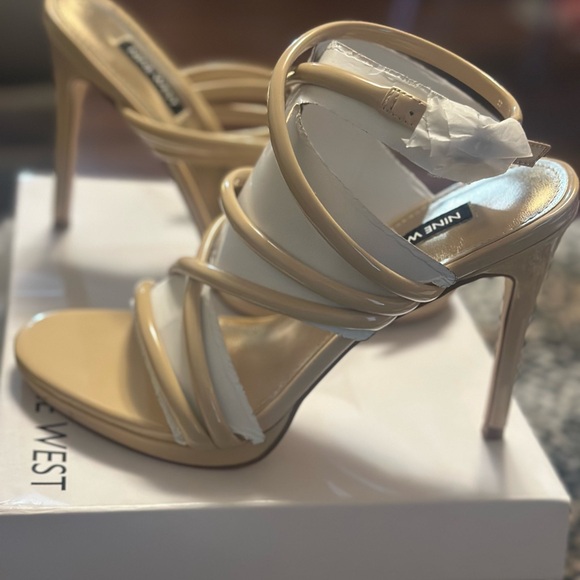 Nine West Lexy Ankle Strap Heeled Sandals - Picture 1 of 4